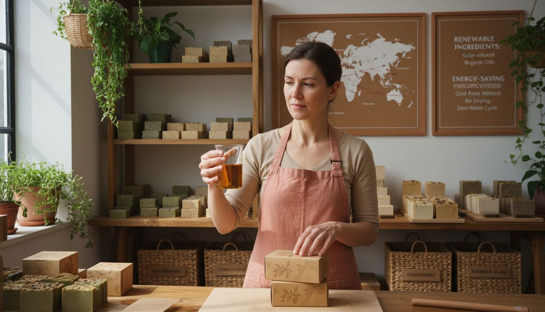 sustainable soapmaking studio