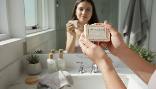 natural soap bar routine